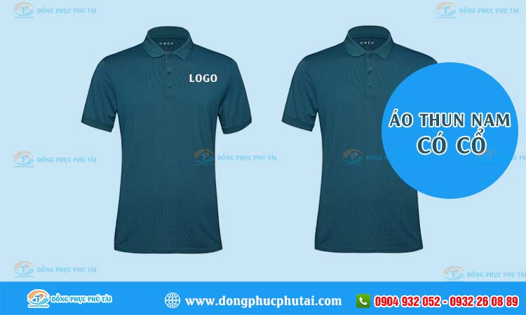Áo Thun Nam Có Cổ +100 Mẫu Đẹp, Thiết Kế Và May Theo Yêu Cầu - Phú Tài