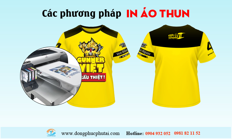 Cẩm nang in áo - Cách in áo thun ✓ InAo.vn