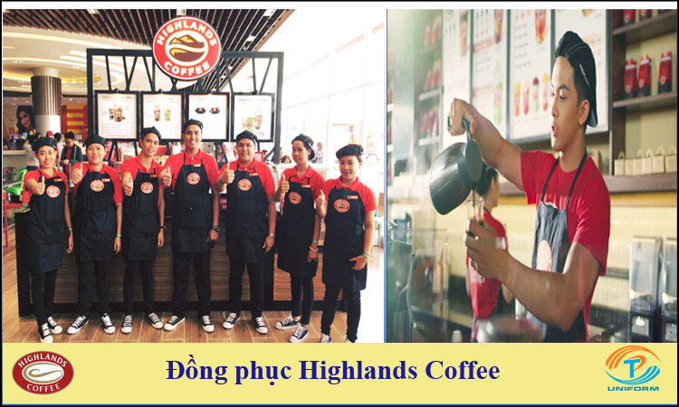 đồng phục highlands coffee