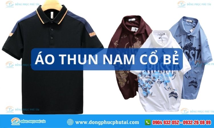 Áo thun nam cổ bẻ