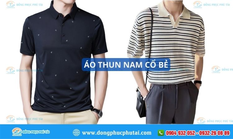 Áo thun nam cổ bẻ