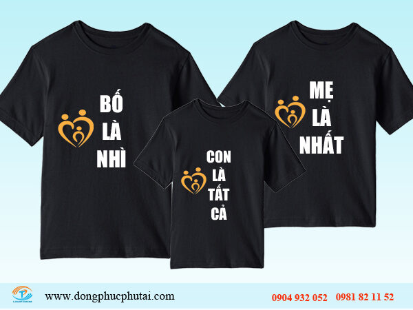 Áo cặp dành cho gia đình GD03