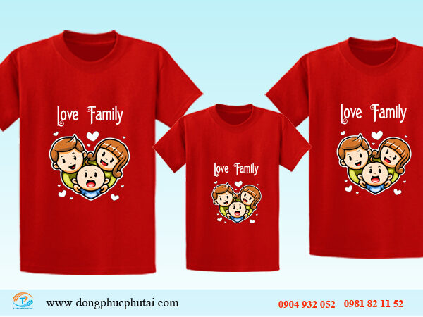Áo cặp dành cho gia đình GD11
