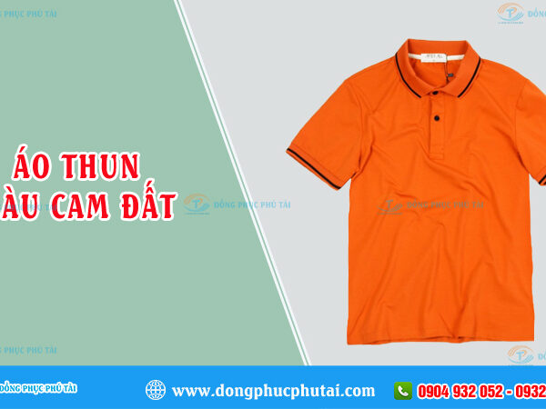 Áo thun màu cam đất