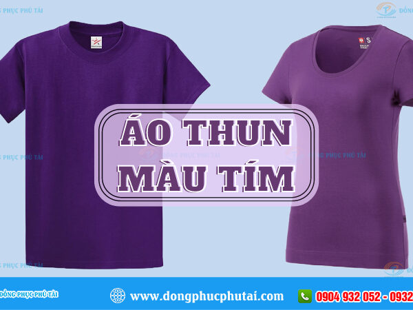 Áo thun màu tím
