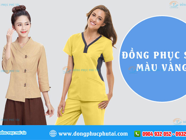 Đồng phục spa màu vàng