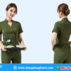 Đồng phục spa màu xanh