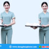 Đồng phục spa màu xanh